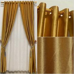Gorden Blackout Import 6 Gelombang Warna Glosy mengkilap Jendela Tali Curtain