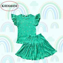 Rugers By Kayamani - Setelan Anak Perempuan - Set Girly Skirt Playful Pop Baju Rok