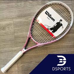 Wilson Burn Pink 113 White Pemula 275 G 16x19 275Gr 16 x 19 Ladies Women Wanita ( Racket Tennis Tenis Raket ) ORIGINAL