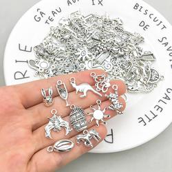 Manik Bandul Charm Ringan Silver Gold Bahan Aksesoris Hiasan DIY Meronce Gelang / Liontin / Kalung