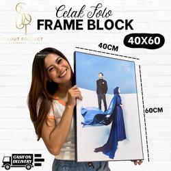 [ Bisa Cod ] Frame Block 40x60 Custom Foto Cetak Foto Glossy Foto Walldecor Foto Bingkai Foto Dekorasi Rumah cetak  foto bingkai foto aesthetic bing kai