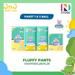 [ PAKET 1 & 2 BALL ] FLUFFY PANTS S40/M30/L26/XL26