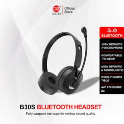 XIBTER B30S Headset Mikrofon Bluetooth Kenyamanan Kantor Nirkabel
