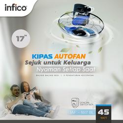 KIPAS ANGIN MURAH INFICO OBF 17" KIPAS ANGIN PLAFON / ORBIT FAN 17 inci /AUTO FAN 5 KECEPATAN-TERMURAH!!!