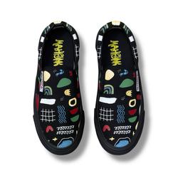 SEPATU MAHONK - Slip On New Motif Kalepat Black Unisex 36-45 Best Seller /Sepatu Slip On OOTD Trand Masa Kini Sneakers
