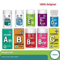 Vitamin IPI All Varian ( A, B1, B12, B COMPLEX, C, D3, E, CALCIUM, ZINC, D3K2 ) Vitamin IPI All Variant