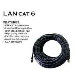 Kabel LAN Outdoor FTP CAT6 CAT 6 JACK Metal 10 15 20 25 30 40 50 60 70 M meter