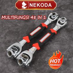 Kunci Pas Multifungsi 48 In 1 Tiger Wrench Kunci Universal Kunci Inggris Kunci Shock 8 In 1