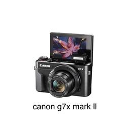 Canon G7X Mark ll Black