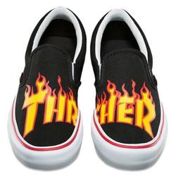 thrasher slip ons