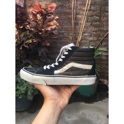 vans sk8 hi washed black