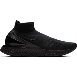 rise react flyknit thunder grey  and  off white