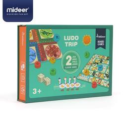 Mainan anak Mainan kayu board game ludo mideer Ludo Trip
