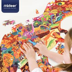 Puzzle Mideer Huge Animal Shaped Puzzle Dinosaur World