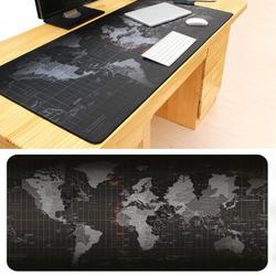 Taffware Gaming Mouse Pad XL Desk Mat Motif Peta Dunia 300 x 600 mm -