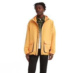hooded windbreaker jacket