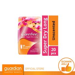 Carefree Super Dry Longs Unscented 20S