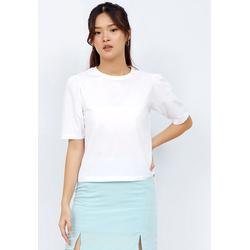 Jual 30873 White Puff Sleeve Top 