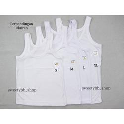 6Pc Singlet Sekolah Anak Unisex 3-17 Thn | Singlet Mimilove Bayi Anak