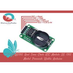 Jual DS1302 Real Time Clock Module RTC DS 1302 Modul Pencacah Waktu ...