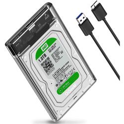 WEIXINBUY Hard Drive Enclosure 2.5 Inch USB 3.0 - WX537 - Transparent