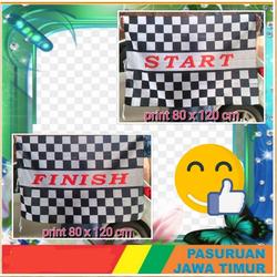 Jual BENDERA START FINISH - LOMBA - GERAK JALAN - JALAN SEHAT - BENDERA ...