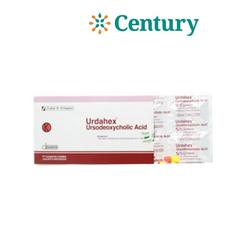 URDAHEX 250MG STRIP 10 TABLET/ URSODEOXYCHOLIC ACID