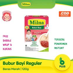 Milna Bubur Bayi Reguler 6+ 6 Bulan Beras Merah 120gr MURAH