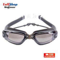 TaffShop Kacamata Renang dengan Penutup Telinga &amp; Hidung - A380
