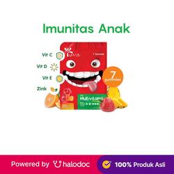 Youvit Gummy Anak Rasa Stroberi Jeruk Nanas 7 Tablet - Halodoc