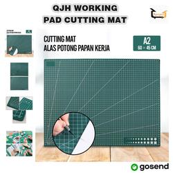 Qjh working pad cutting mat alas potong papan kerja a2 60 x 45 cm qj3