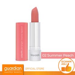 Wardah Colorfit Ultralight Matte Lipstick 3.6g - 02 Summer Peach