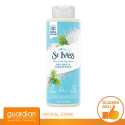 St Ives Body Wash Exfoliating Sea Salt & Pacific Kelp 473Ml