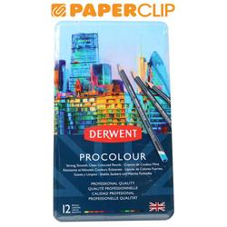 PENSIL WARNA DERWENT SET PROCOLOUR 12 TIN 2302505DW