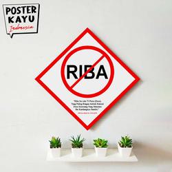 Jual Poster Kayu Indonesia kebersihan sebagian dari iman IH10008 ...
