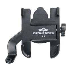 Phone Holder / Holder Motor Smartphone Full Metal Body / Holder Gojek - Black