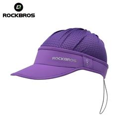 ROCKBROS YPP098 Topi Sepeda Anti UV Cycling Cap Two Ways Sports Hat - Purple