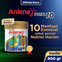 Anlene Total 10 Susu Bubuk Dewasa Vanila 400g - Susu Anlene Esensial