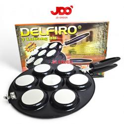 Delfiro Cetakan Kue Double Pan 7 Lubang Premium Kitchenware