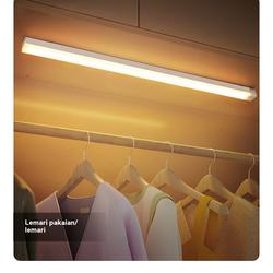 Lampu Sensor Gerak Magnetic Motion Sensor Lampu Tempel Lampu Lemari Darurat Portable Rechargeable