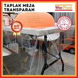 Taplak Meja Transparan Plastik PVC Premium 100x140cm High Quality