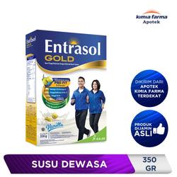 ENTRASOL GOLD VANILA 350 GR / SUSU DEWASA / KIMIA FARMA