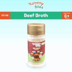 Yummy Bites Kaldu Bumbu MPASI Bayi 50gr / Beef / Chicken Broth for Baby - Beef Broth