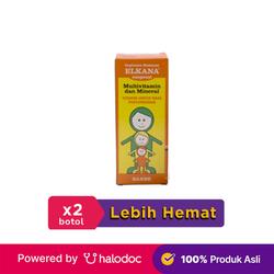 Elkana Sirup 60 ml 2 Botol - Vitamin & Suplemen Bayi & Anak - Halodoc