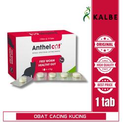 Anthel Cat 1 Tablet - Obat Cacing Kucing by Kalbe [ORIGINAL]