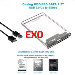 Case External Hdd 2.5 Sata Bahan Plastik - Original Resmi