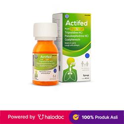 Actifed Plus Expectorant Sirup 60 ml - Obat Batuk & Flu - Halodoc