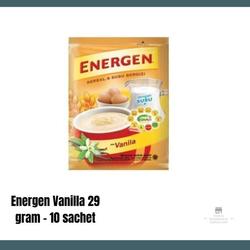 energen sereal & susu 1 rtg isi 10 sachet x 29 gr