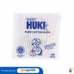 HUKI BABY PURE COTTON BUDS EXTRA FINE SACK 150 PCS