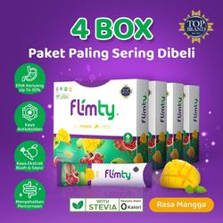 Flimty 4 box Lebih Hemat ( 1 box isi 16 sachet ) | Kemasan Terbaru